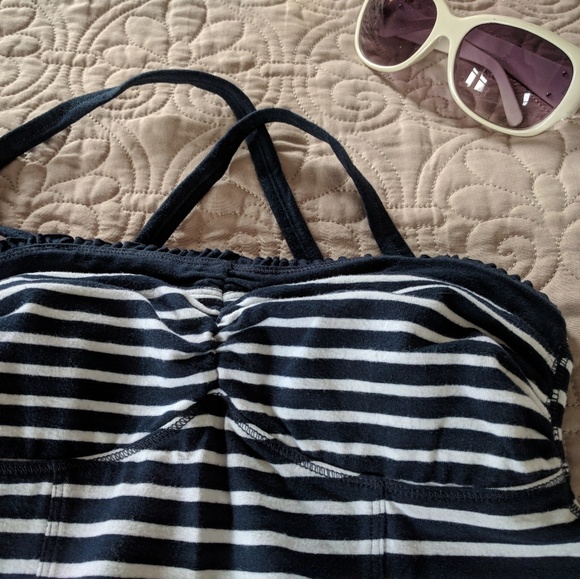NWOT! A&F striped dress/swim cover-up XS - Picture 3 of 4